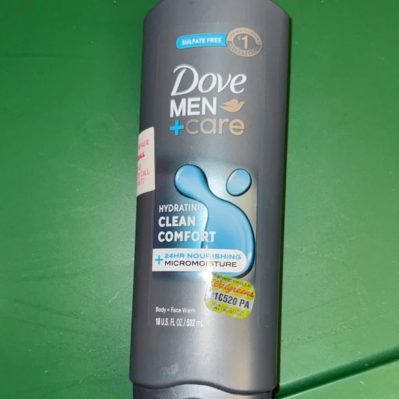 Dove Men’s Clean Comfort Body + Face Wash - Picture 1 of 1